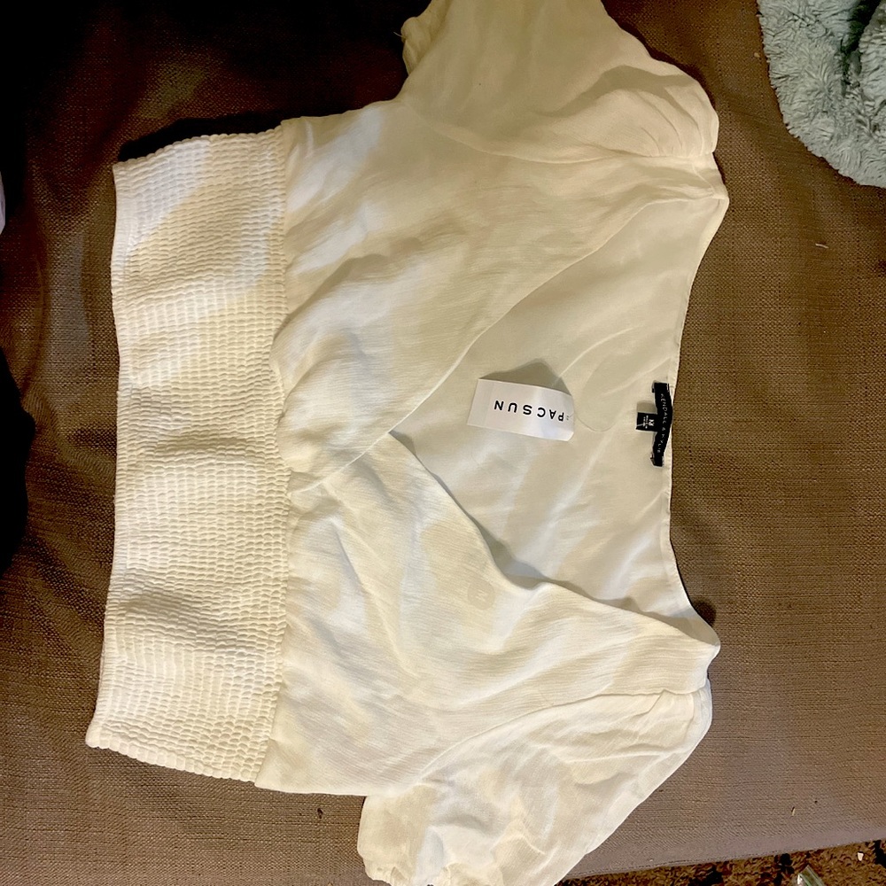 White Medium Blouse from Kendall & Kylie Collection